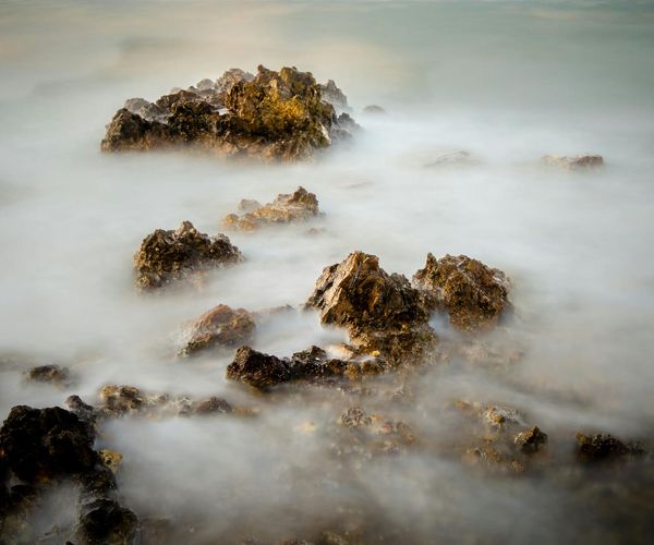 A calm and serene nature scene symbolizing balance and joy in movement.